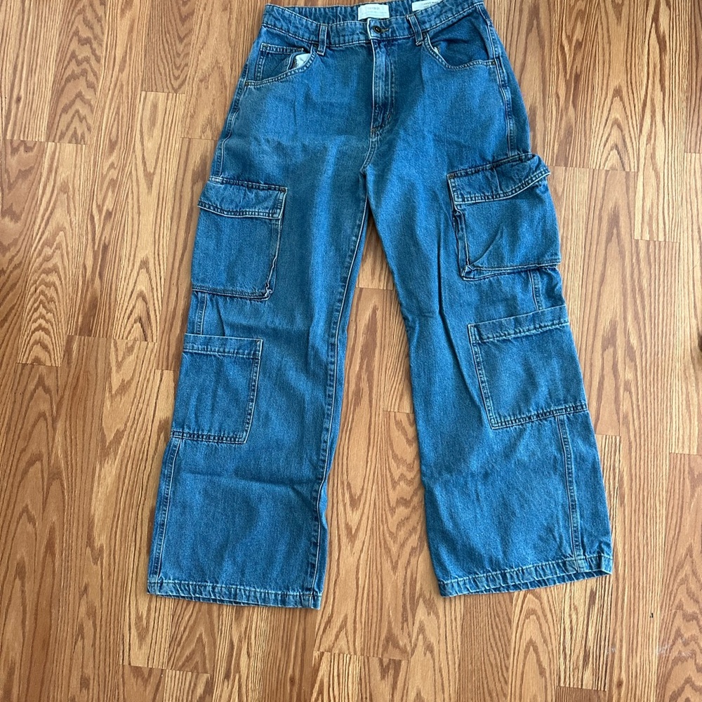 Cotton On Denim Jeans with Button Detail